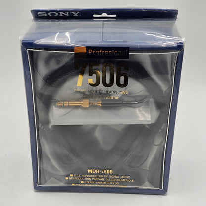 New Sony Headphones Studio Monitor MDR-7506
