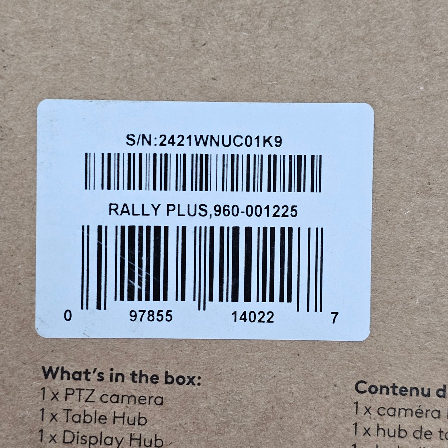 New Logitech Rally Plus Video Conferencing Kit 960-001225