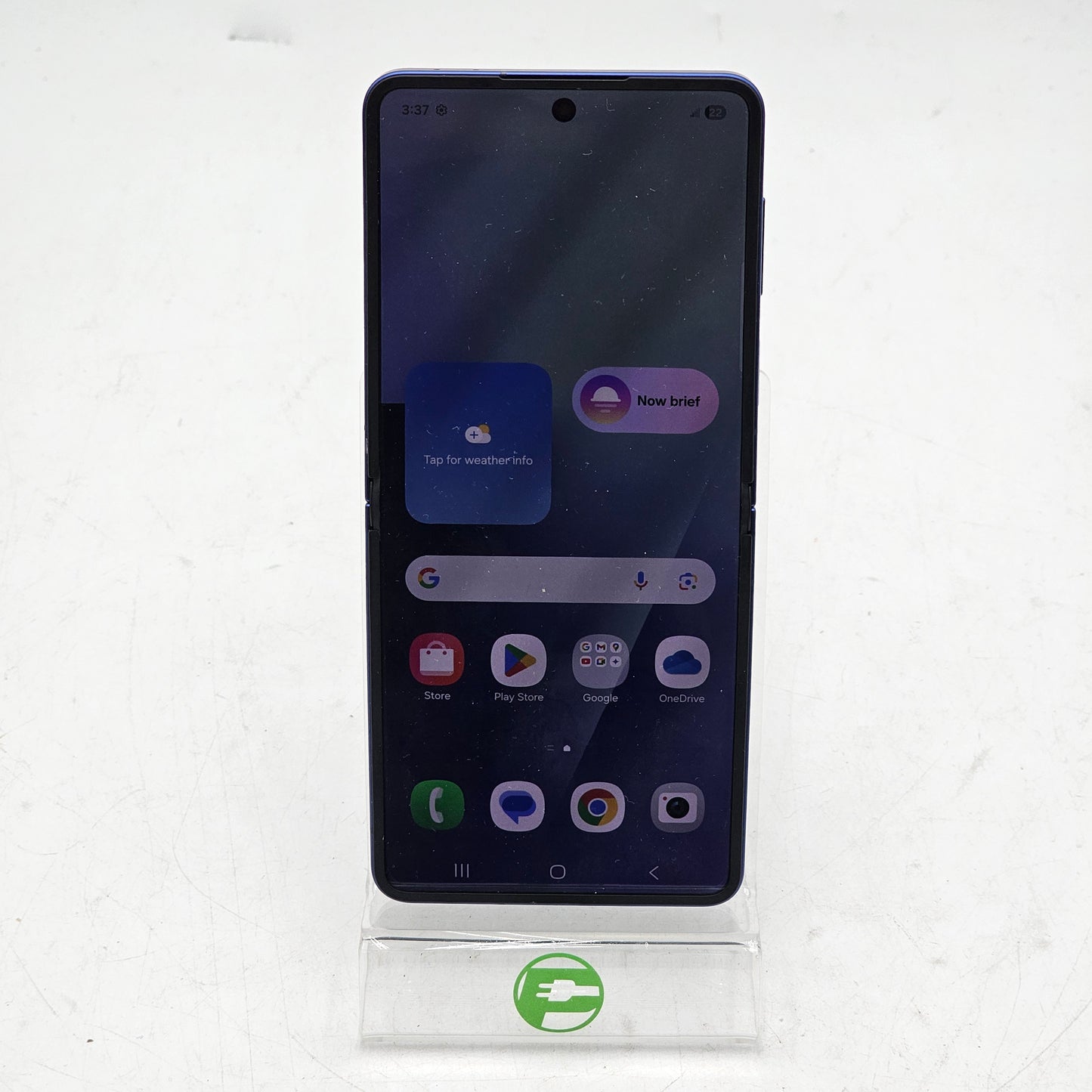 Unlocked Samsung Galaxy Flip7 12GB RAM 256GB SM-F766U1 Aura Blue