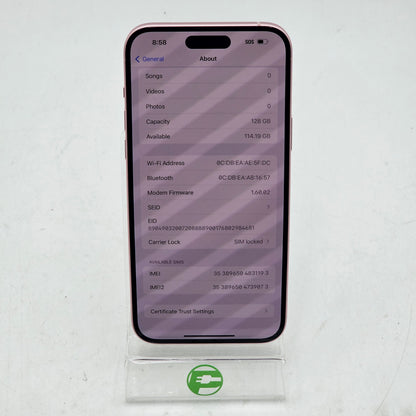 T-Mobile Apple iPhone 15 Plus 128GB Pink MTXT3LL/A