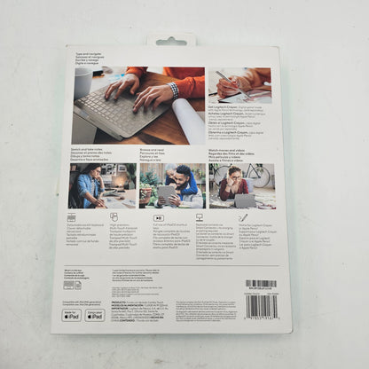 New LOGITECH COMBO TOUCH IPAD 10TH GEN 920-012420