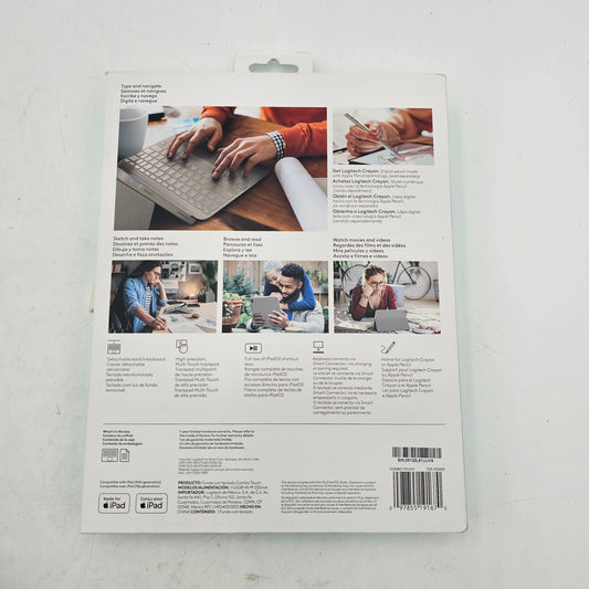 New LOGITECH COMBO TOUCH IPAD 10TH GEN 920-012420