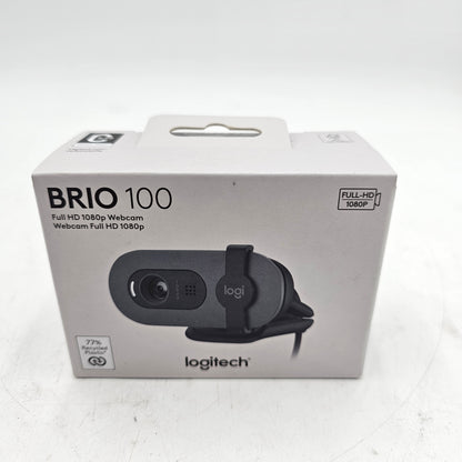 New Logitech Brio 100 1080p Full HD Webcam 960-001580