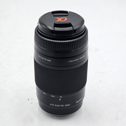 SONY 75-300mm f/4-5.6 A-Mount Wide-Angle SAL75300 Zoom Lens