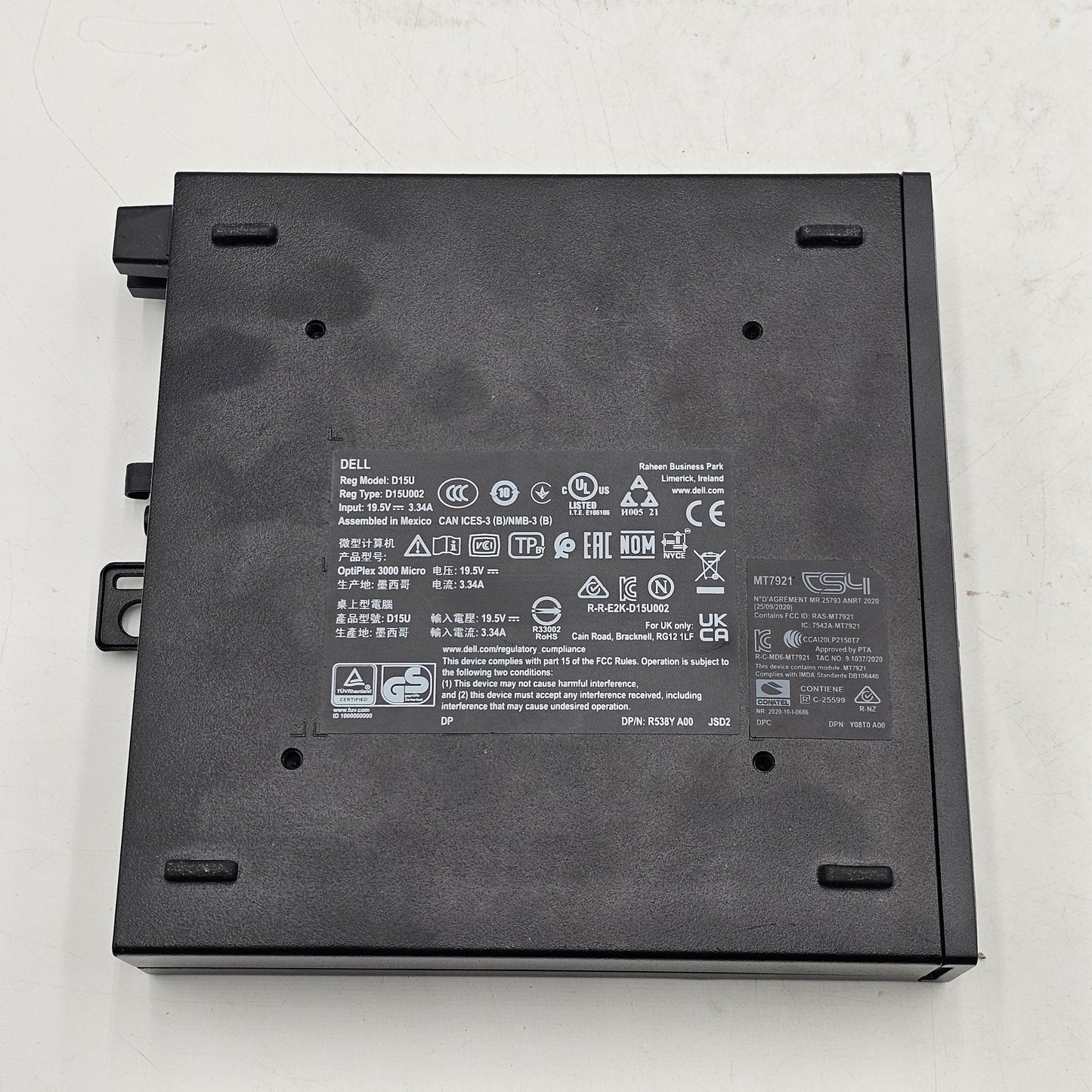 Dell OptiPlex 3000 Micro GT4TJ i5-12500T 2.0GHz 16GB RAM 512GB SSD