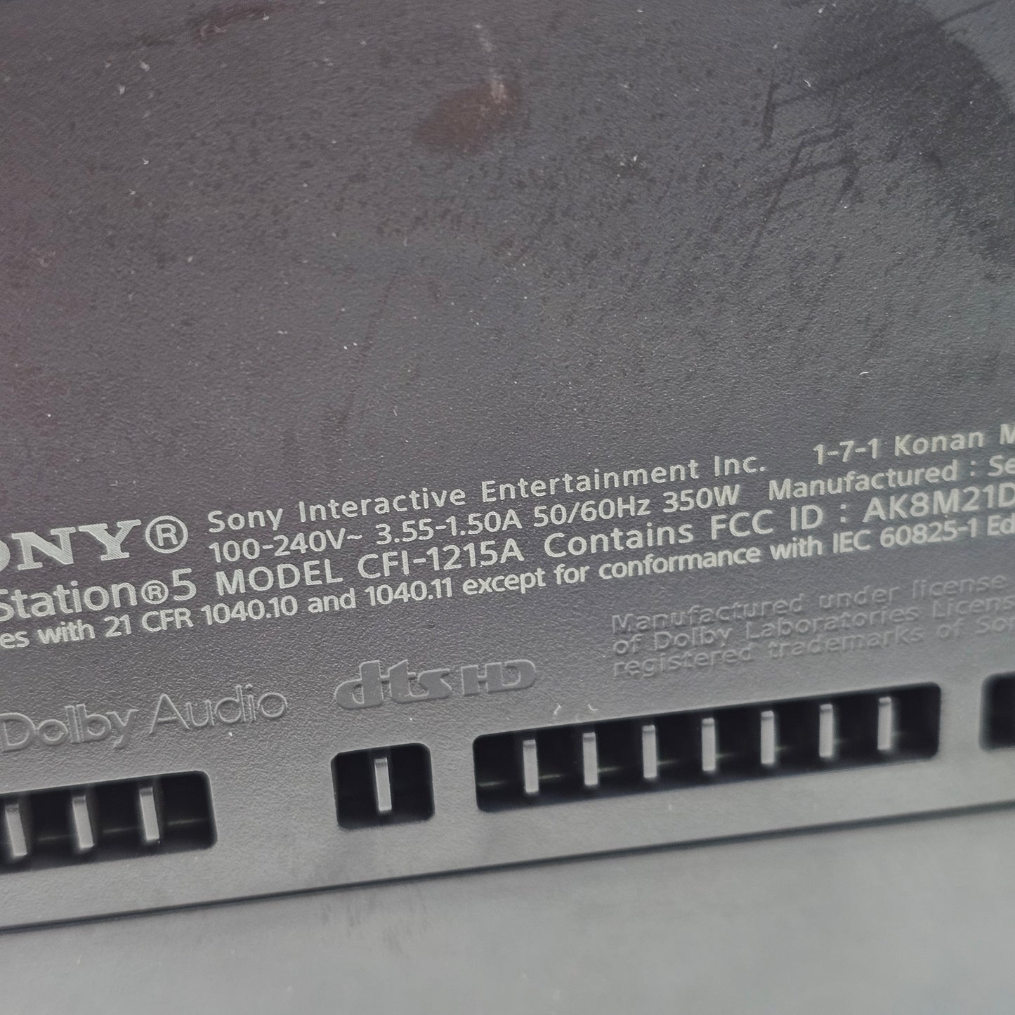 Sony PlayStation 5 Disc Edition PS5 825GB White Console Gaming System CFI-1215A