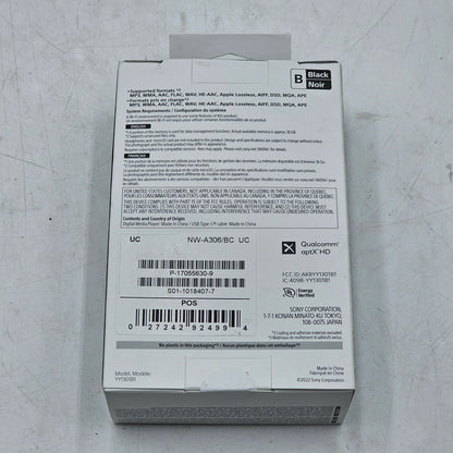 New Sony High Resolution Digital Audio Player Walkman  NW-A306
