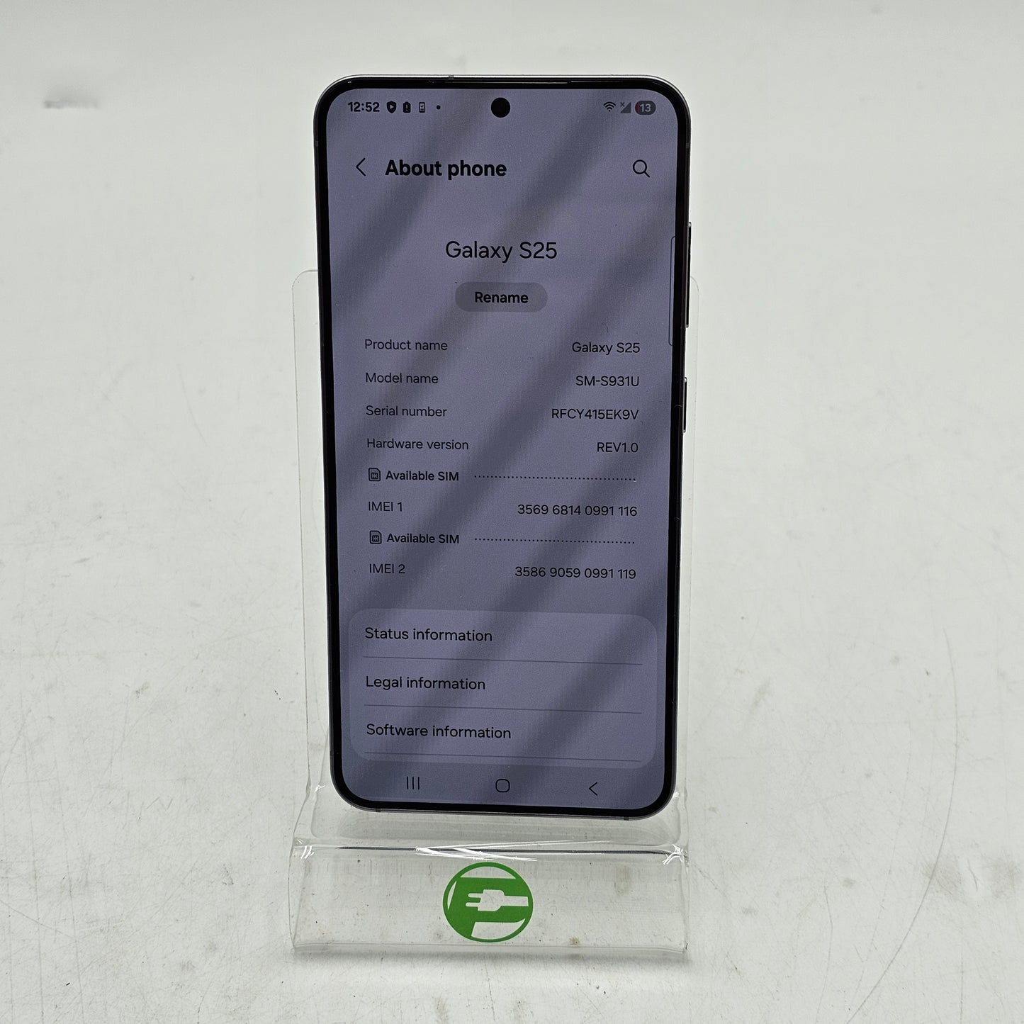 Unlocked Samsung Galaxy S25 12GB RAM 128GB SM-S931U Silver Shadow