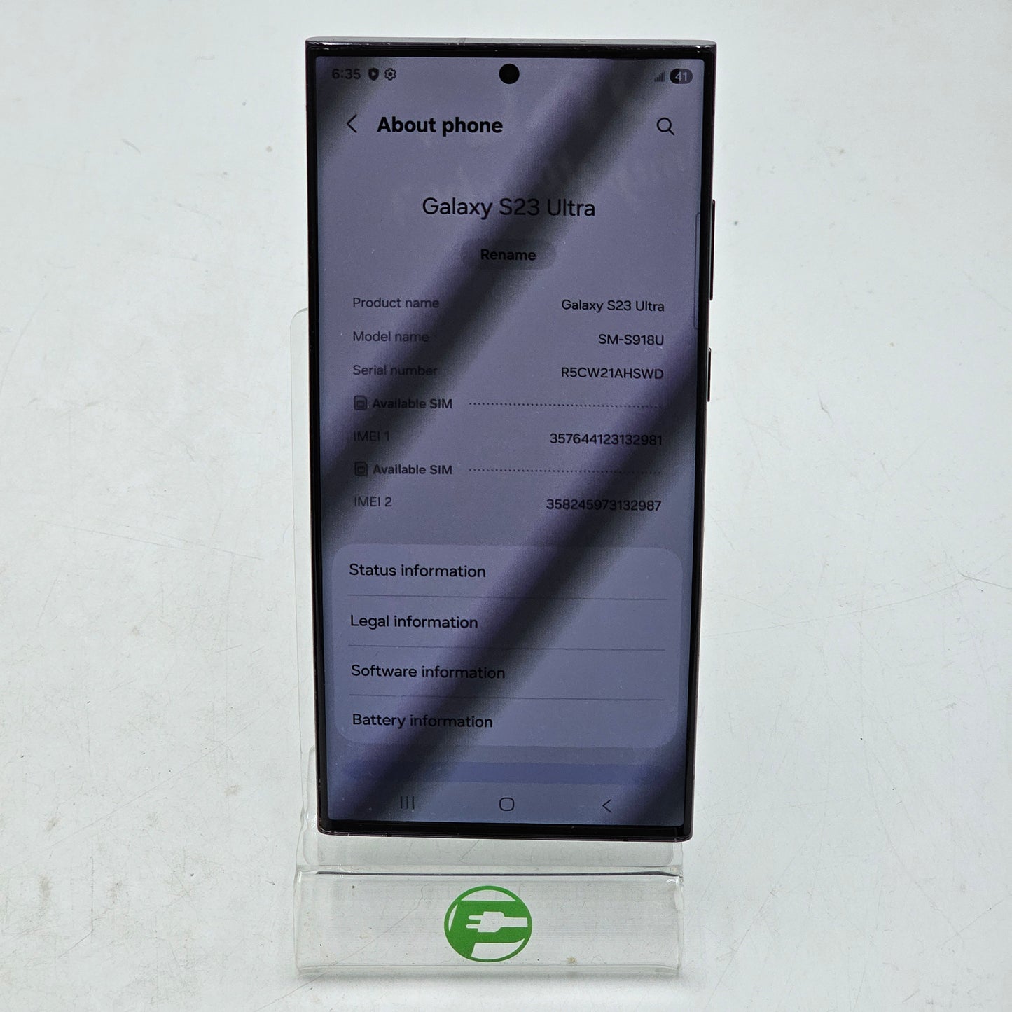 Unlocked Samsung Galaxy S23 Ultra 12GB RAM 512GB SM-S918U Phantom Black