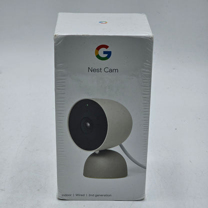 New Google Nest Cam Indoor Wired 2nd Generation GJQ9T