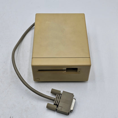Vintage Apple Macintosh Beige Wired External 400K Floppy Disk Drive M0130