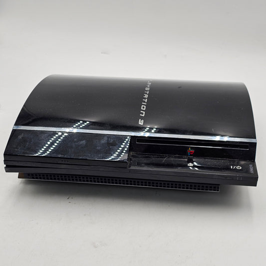 Broken Sony PlayStation 3 Fat PS3 80GB Backwards Compatible Console CECHA01