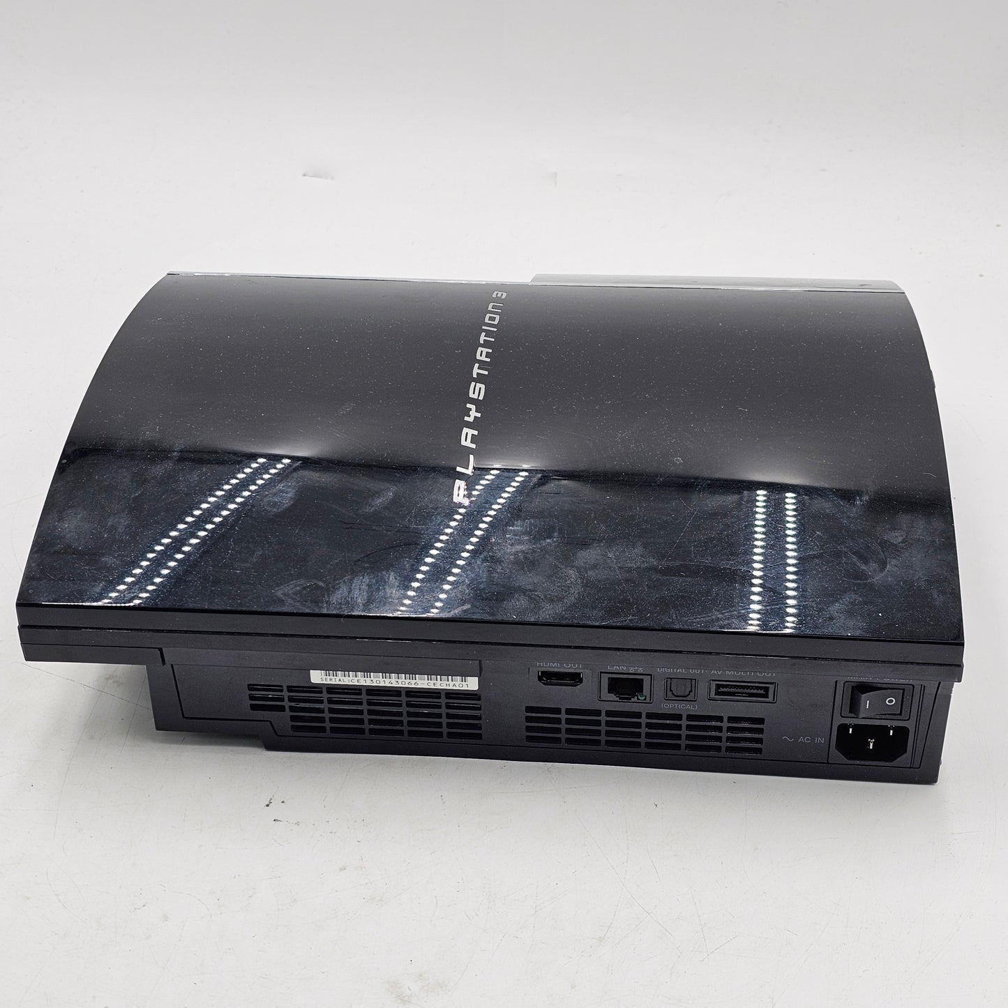 Broken Sony PlayStation 3 Fat PS3 80GB Backwards Compatible Console CECHA01
