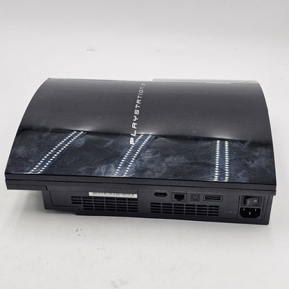 Broken Sony PlayStation 3 Fat PS3 80GB Backwards Compatible Console CECHA01