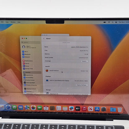 2023 Apple MacBook Pro 14" M2 8C GPU 3.5GHz 16GB RAM 512GB SSD A2779