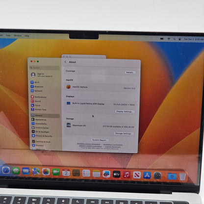 2023 Apple MacBook Pro 14" M2 8C GPU 3.5GHz 16GB RAM 512GB SSD A2779