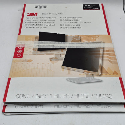 New 3M Black Privacy Filter for 23.8  Widescreen LCD Monitors LOT OF 5 PF238W9B