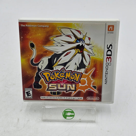 Pokemon Sun (Nintendo 3DS, 2016)