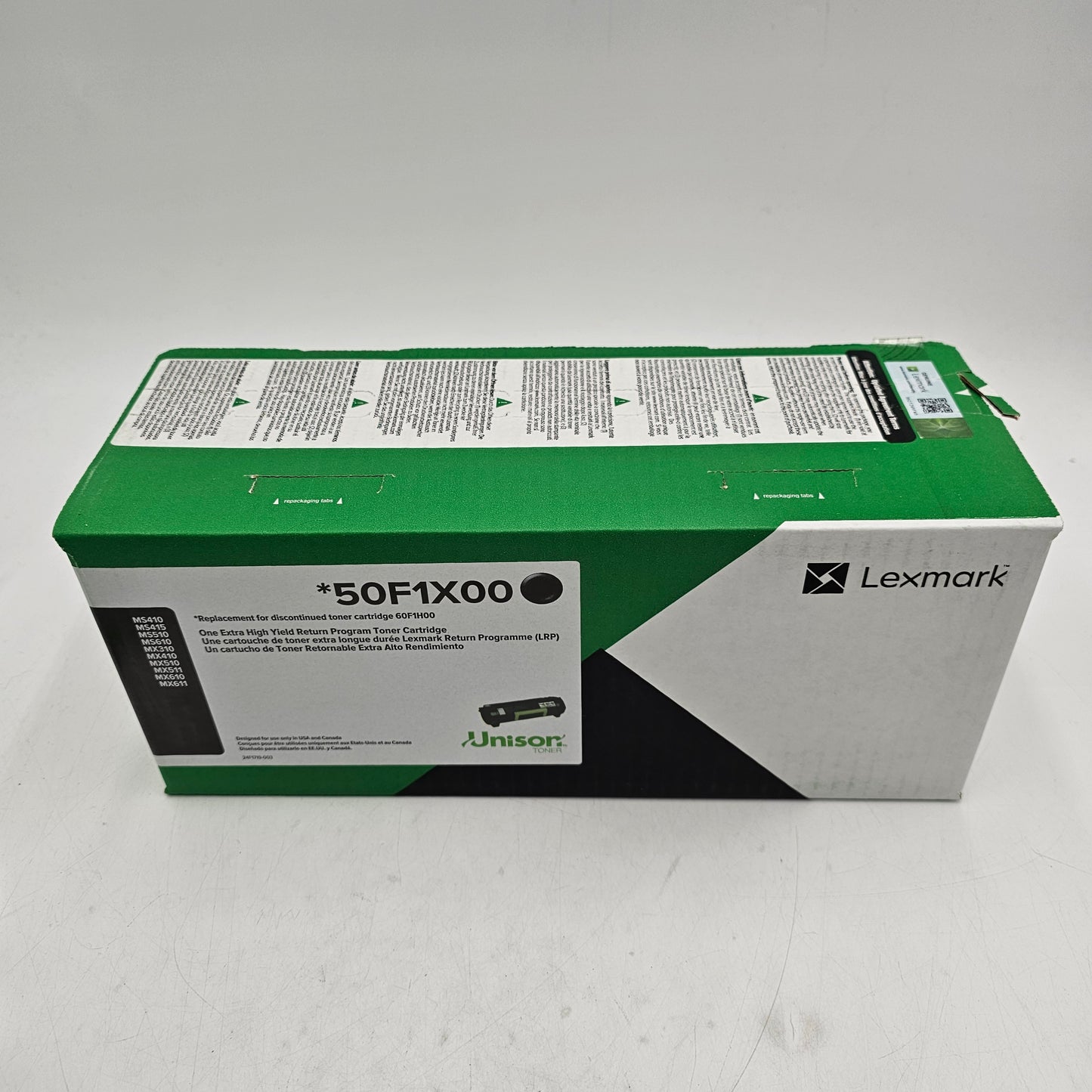 New Lexmark Replacement Toner Cartridge Extra High Yield 50F1X00