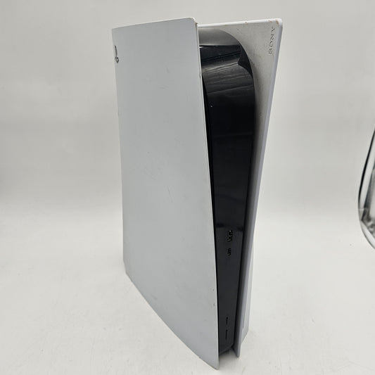 Broken Sony PlayStation 5 Disc Edition PS5 825GB White Console Gaming System CFI-1215A