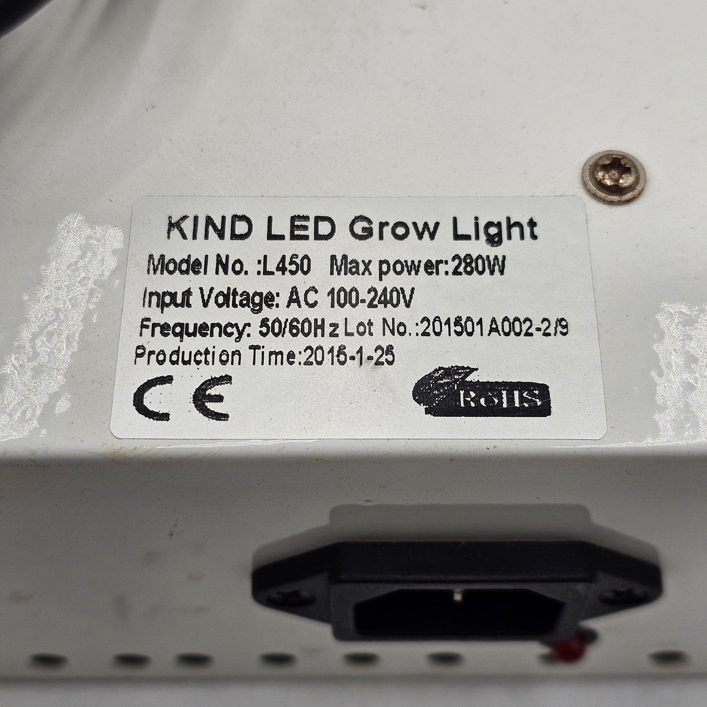 KIND LED GROW LIGHT 280W L450