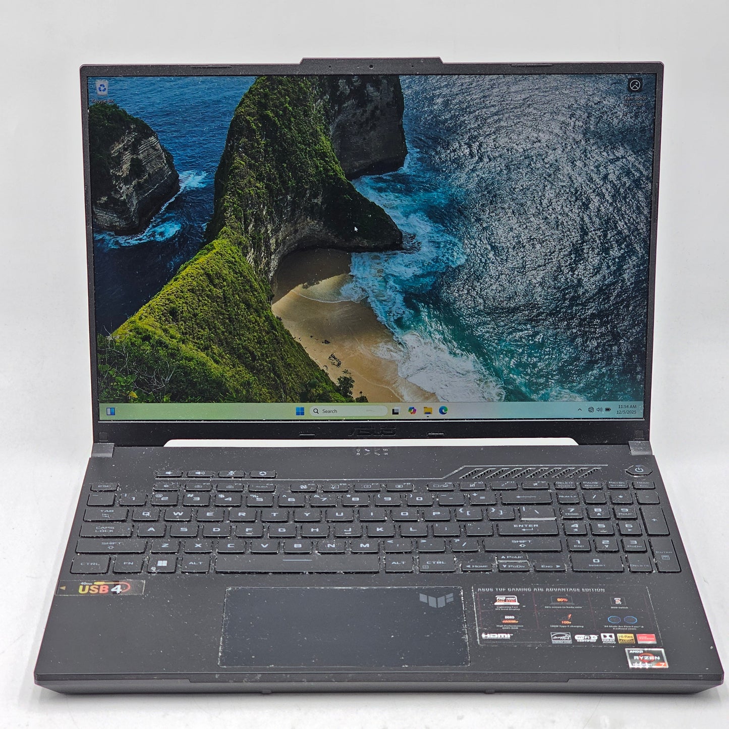 Asus TUF A16 FA617 16" Ryzen 7 7735HS  3.2GHz 32GB RAM 512GB SSD Radeon RX 7600S