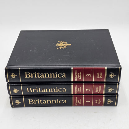 Encyclopedia Britannica Volume 1 2 and 3 15th Edition Micropedia 1768