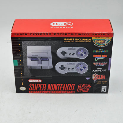 New Nintendo SNES Classic Mini Console 30 Games Video Game Console CLV-003 Gray