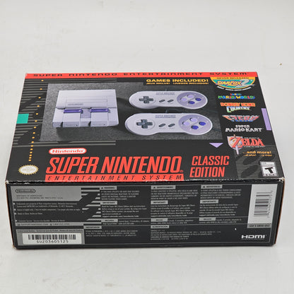 New Nintendo SNES Classic Mini Console 30 Games Video Game Console CLV-003 Gray