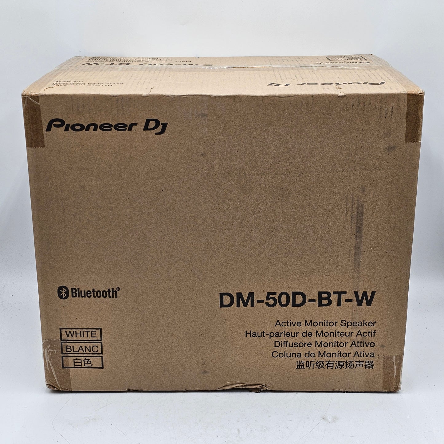 New PIONEER DJ Desktop Monitor System Bluetooth DM-50D-BT-W