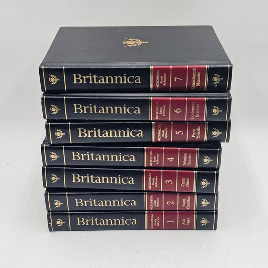 Encyclopedia Britannica Incomplete 15th Edition Micropedia Macropedia 1768 Vol 1-7 16-29