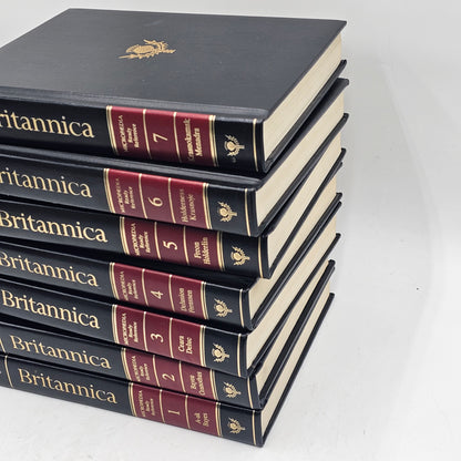 Encyclopedia Britannica Incomplete 15th Edition Micropedia Macropedia 1768 Vol 1-7 16-29