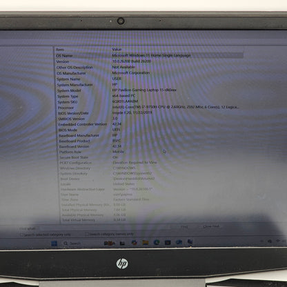 HP Pavilion Gaming Laptop i7-9750H 2.6GHz 8GB RAM 512GB 1TB SSD GeForce GTX 1650