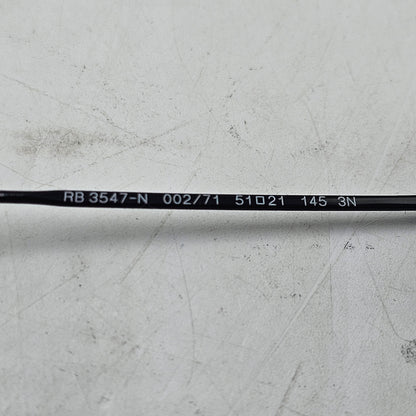 RAYBAN Glasses Polished Black Gray RB 3547-N 002/71