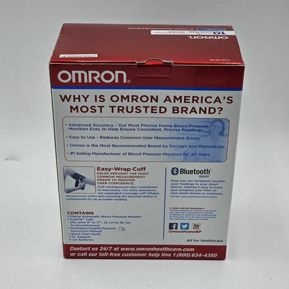 New Omron Blood Pressure Monitor 10 Series Bluetooth Smart BP786