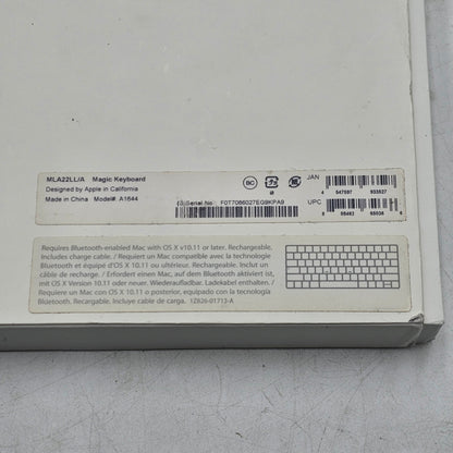 Apple Magic Keyboard Silver MLA22LL/A