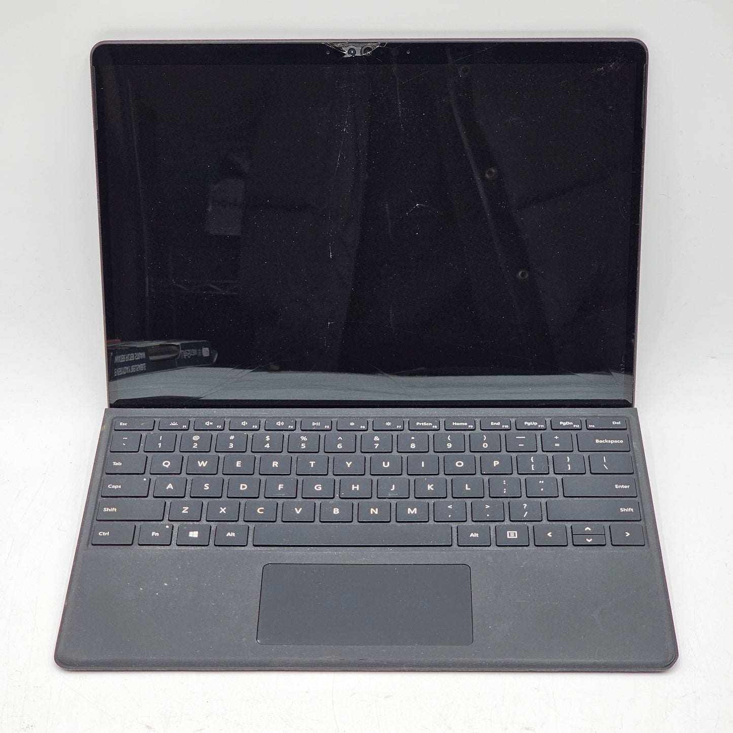Broken Microsoft Surface Pro 8 Model 1876 128GB Cracked Screen