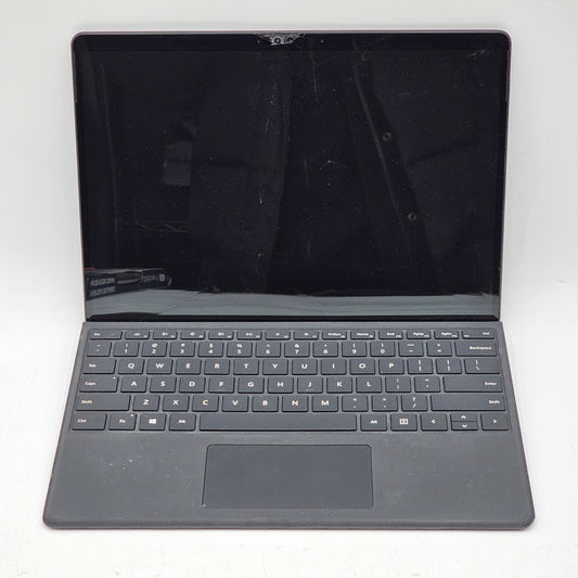 Broken Microsoft Surface Pro 8 Model 1876 128GB Cracked Screen