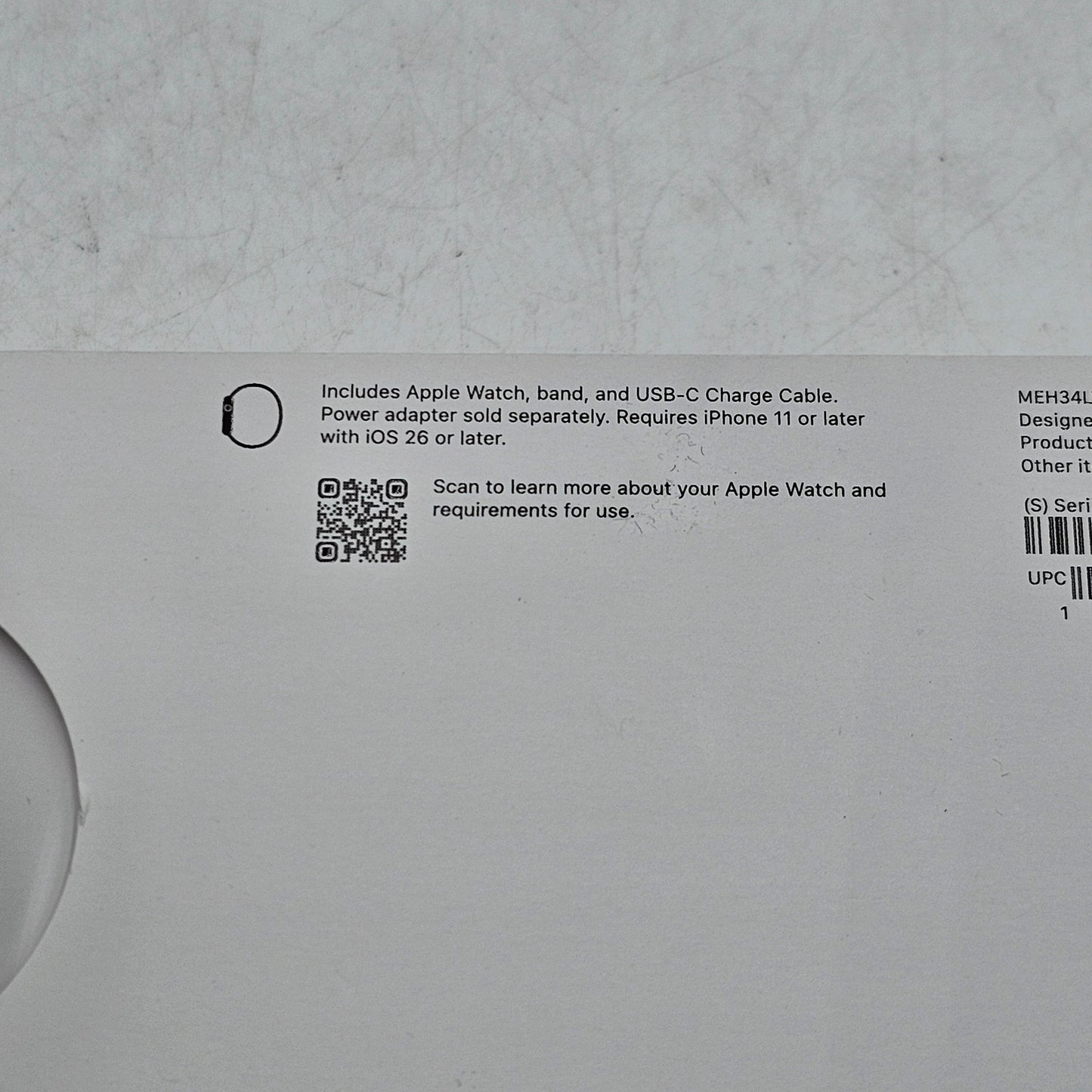 New GPS Only Apple Watch SE 3 40MM Starlight Aluminum Starlight MEH34LW/A