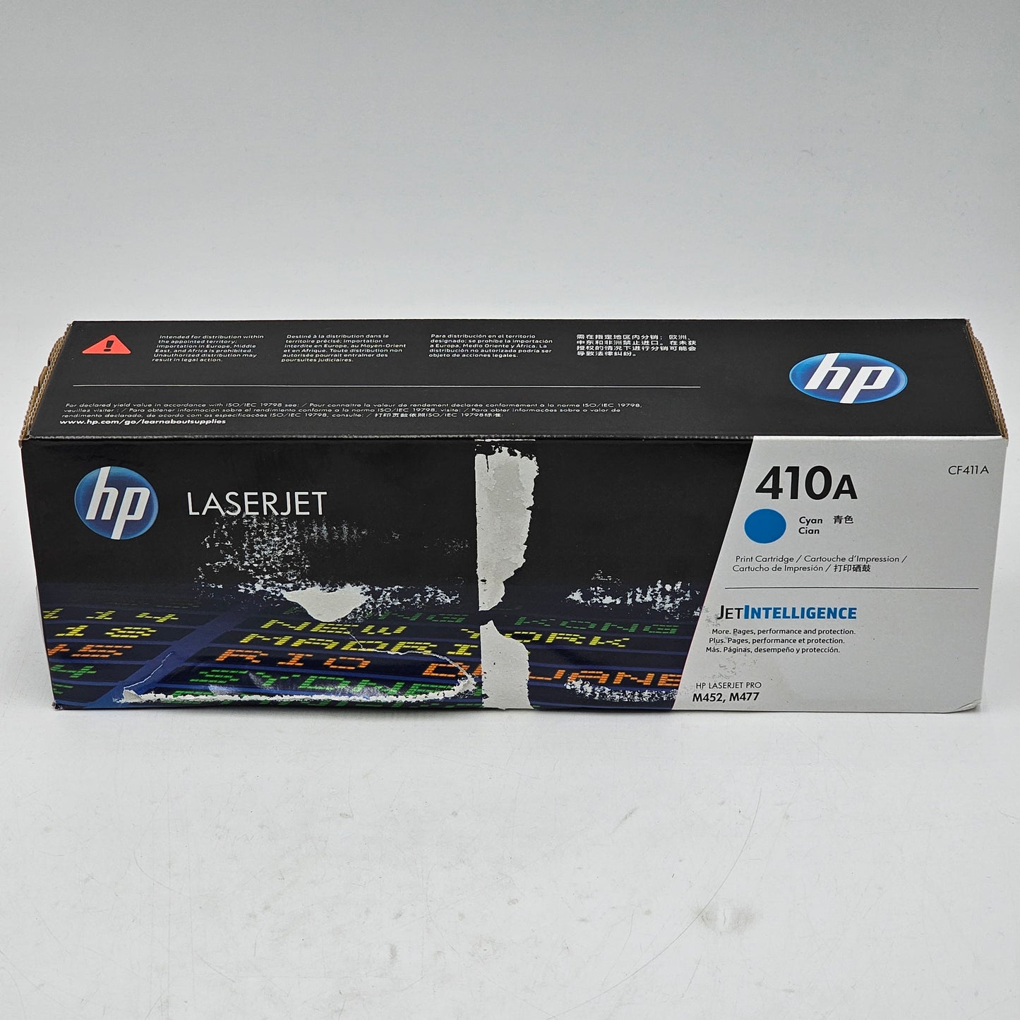 New HP 410A CF411A Cyan Print Cartridge