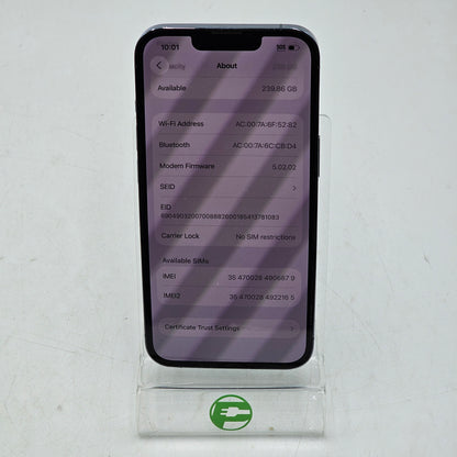 Factory Unlocked Apple iPhone 13 Pro 256GB Sierra Blue NLR93L/A