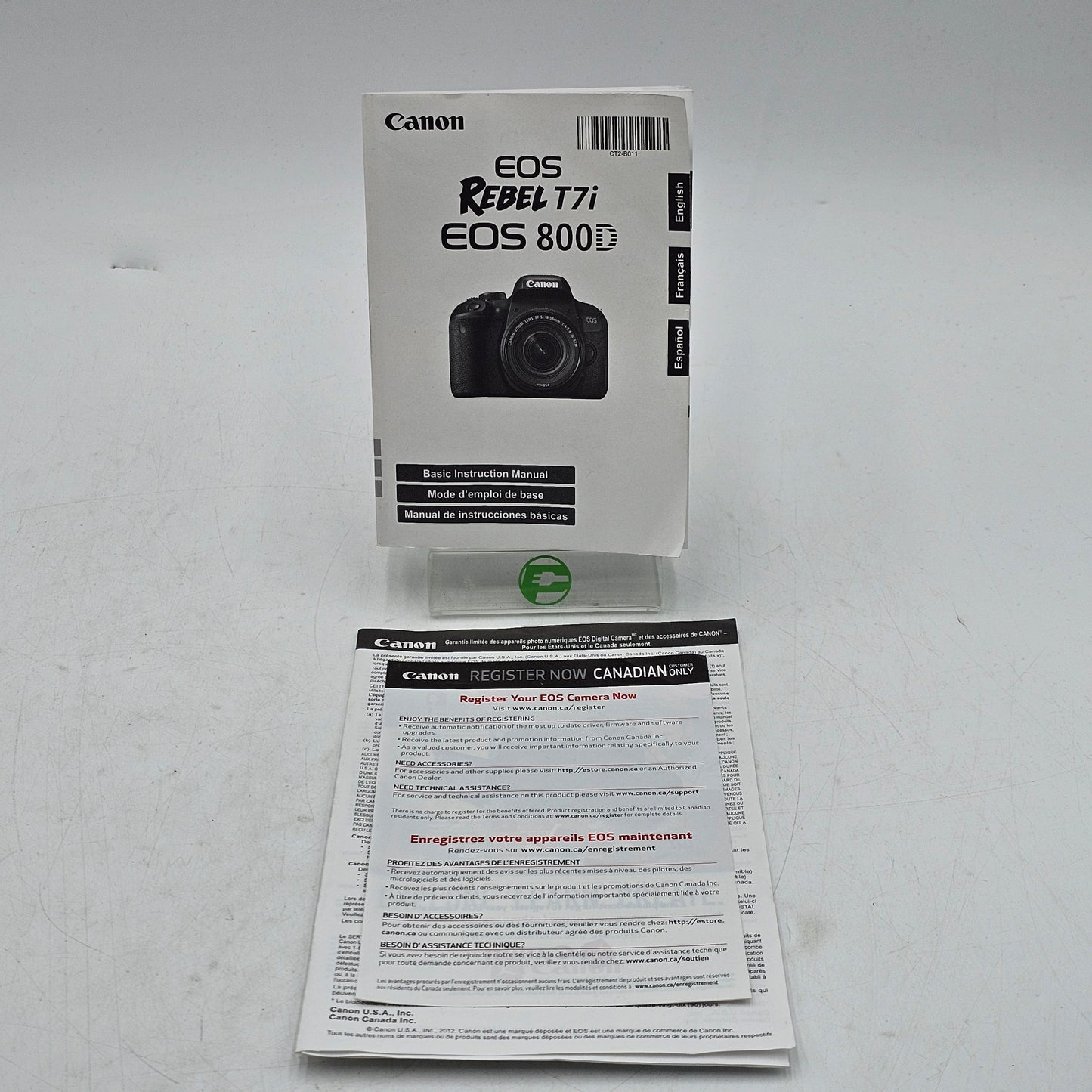 Canon EOS Rebel T7i 24.2MP Digital SLR DSLR Camera Body Only