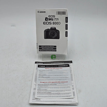 Canon EOS Rebel T7i 24.2MP Digital SLR DSLR Camera Body Only