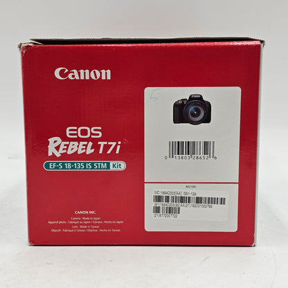 Canon EOS Rebel T7i 24.2MP Digital SLR DSLR Camera Body Only