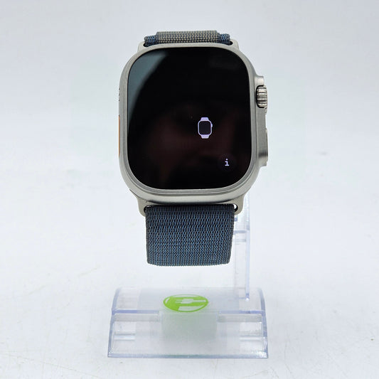 Unlocked Apple Watch Ultra 2 49MM Blue Titanium Blue Trail Loop MX4L3LW/A