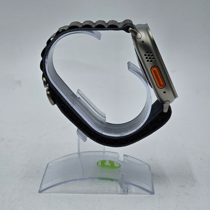 Unlocked Apple Watch Ultra 2 49MM Blue Titanium Blue Trail Loop MX4L3LW/A