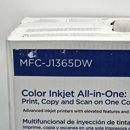 New Brother INKvestment Wireless Color All-in-One Inkjet Printer 1365