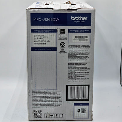 New Brother INKvestment Wireless Color All-in-One Inkjet Printer 1365