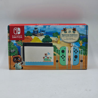 New Nintendo Switch v2 Video Game Console HAC-001(-01)  Animal Crossing Edition