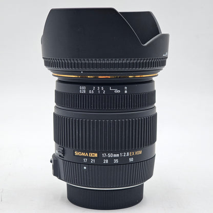 Sigma 17-50mm f/2.8 EX DC OS HSM Lens for Nikon
